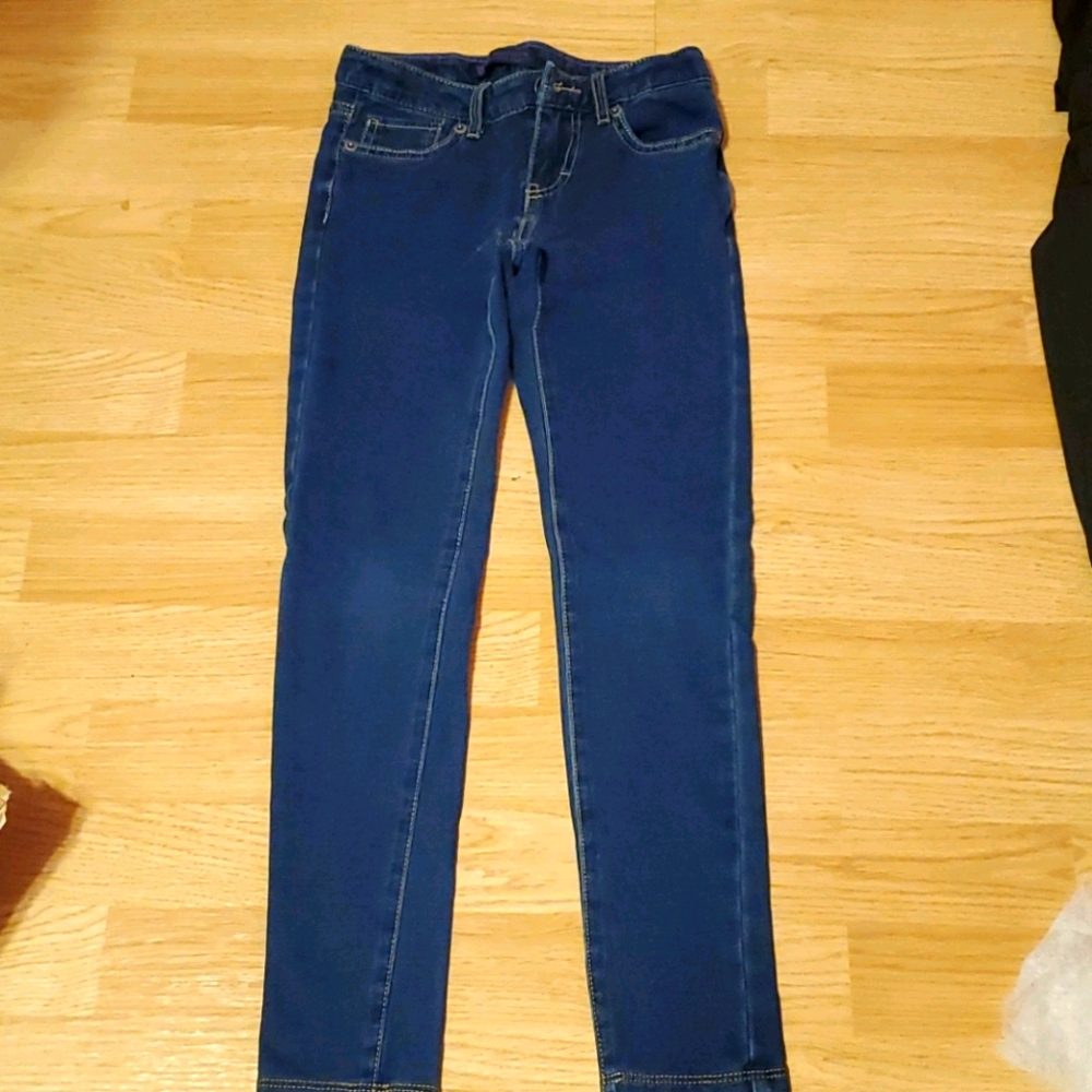 Blue jeggings